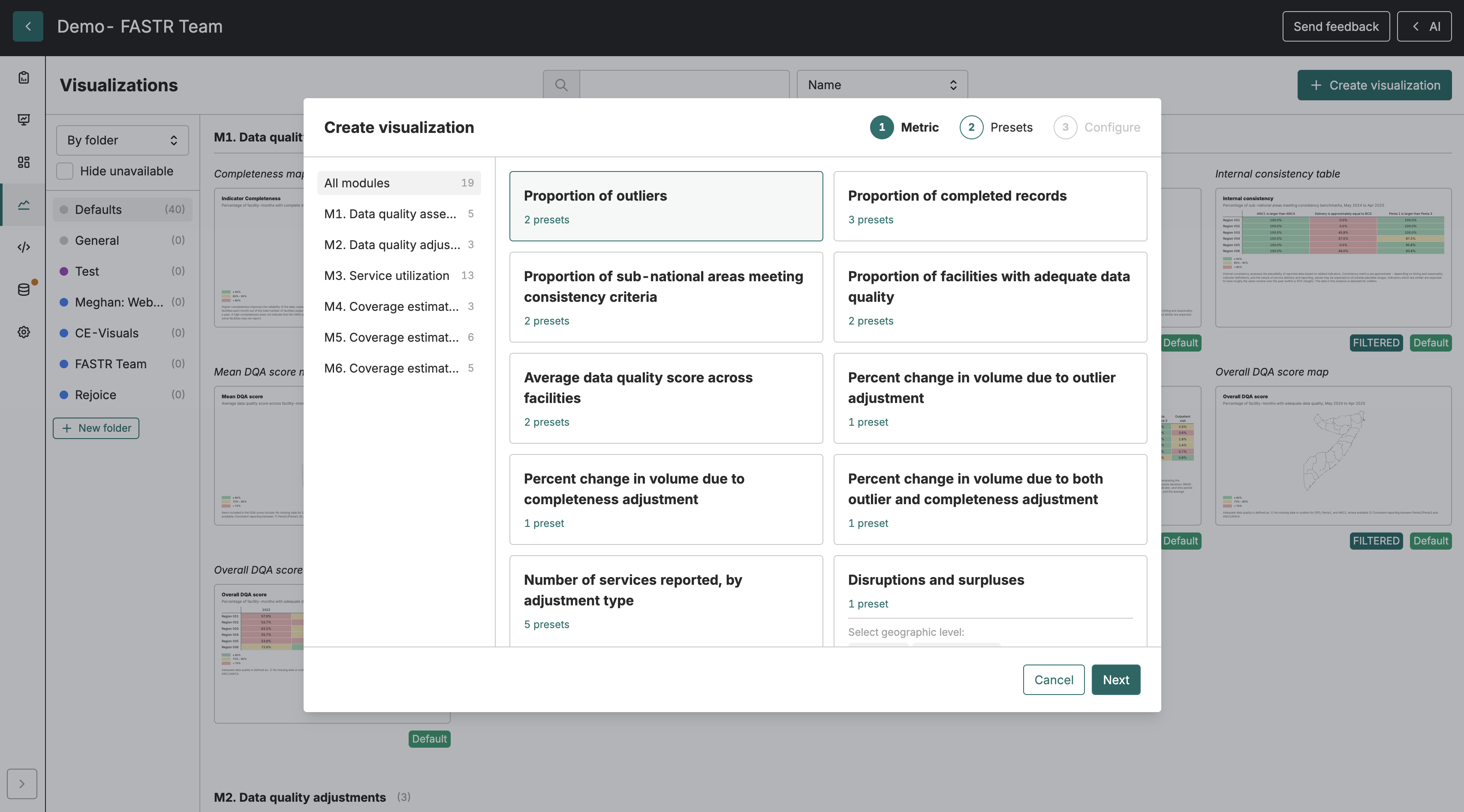 Creating a Viz