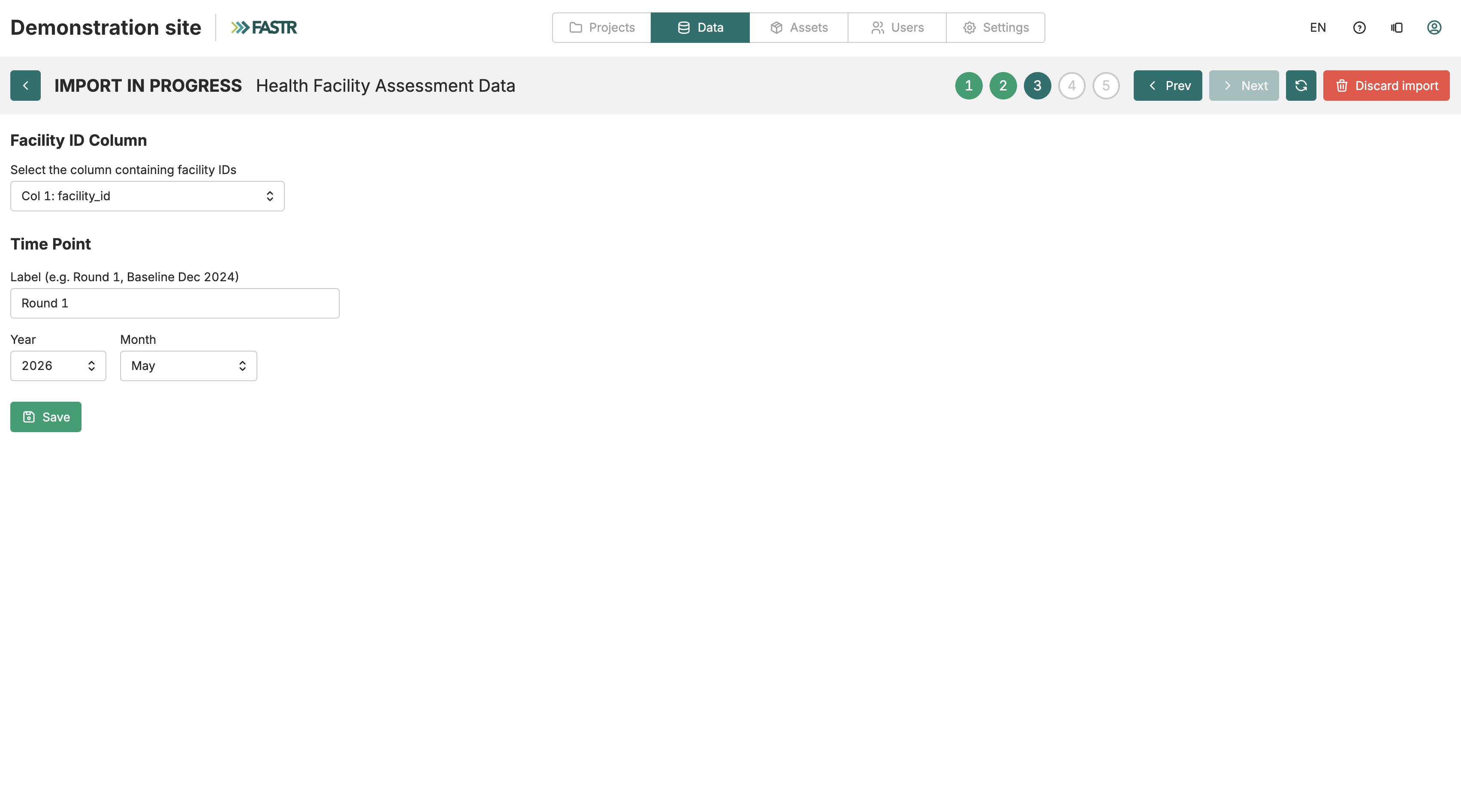 HFA Upload Round