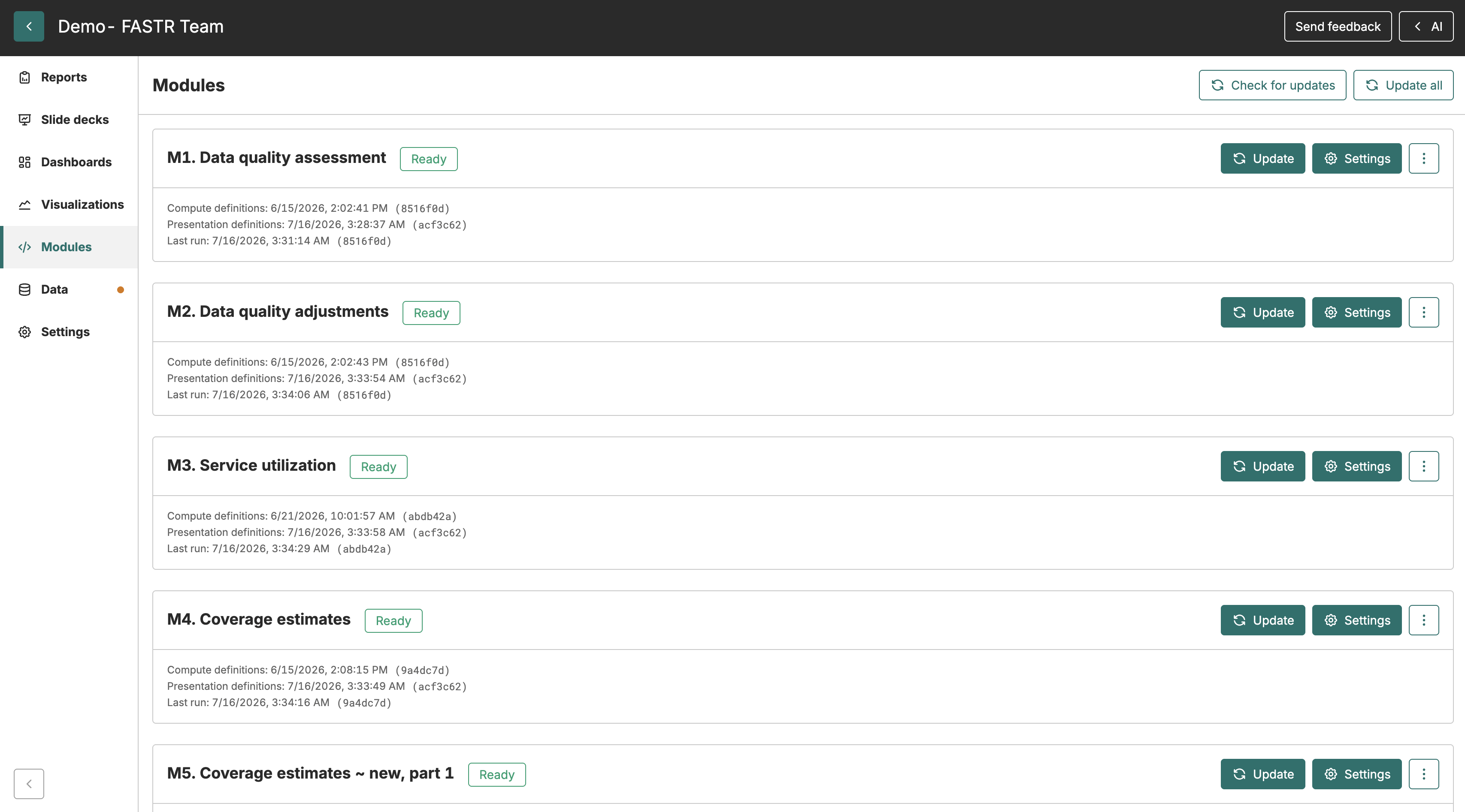 Module Status