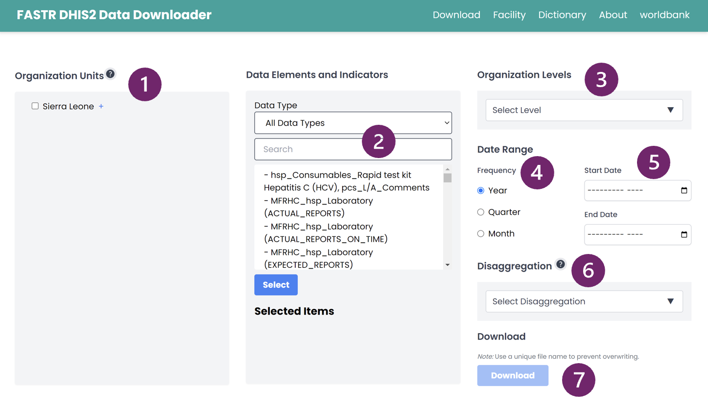 Data Downloader overview h:380