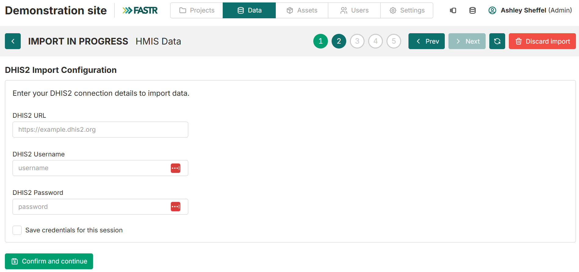 h:200 Direct import interface